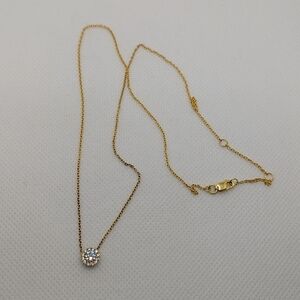 Gold Vermeil Halo Necklace